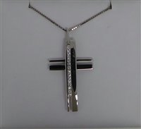 Collana Salvini Donna Twin Tower in Oro bianco Diamante 0.25 Ct 71527008 - 71527008